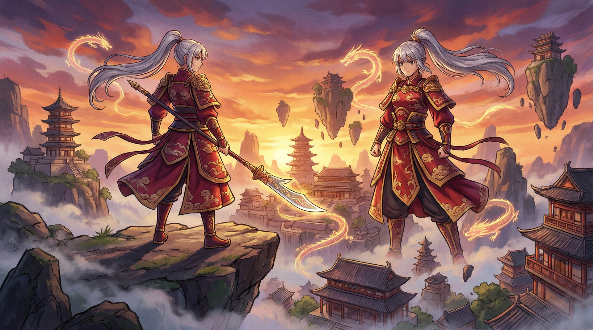 每日大赛在线观看博主视频精选动漫-幻境之刃少女战纪