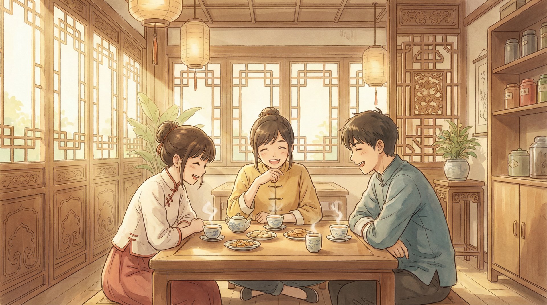 每日大赛在线观看博主视频精选动漫-茶香物语友情岁月